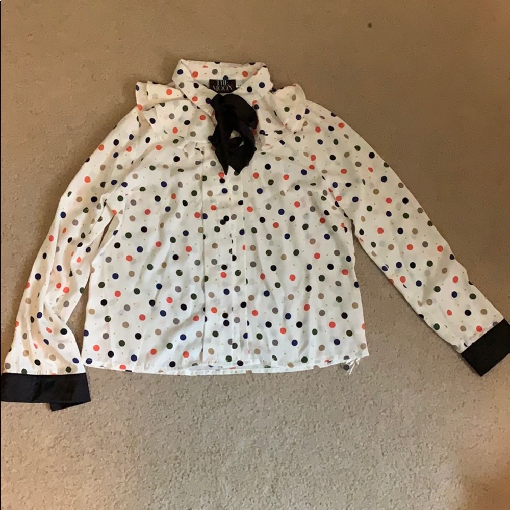 Polka dot Unique Vintage button down